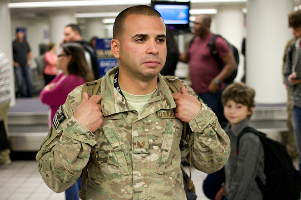 A Heroes Welcome at Luis Muñoz Marín Airport