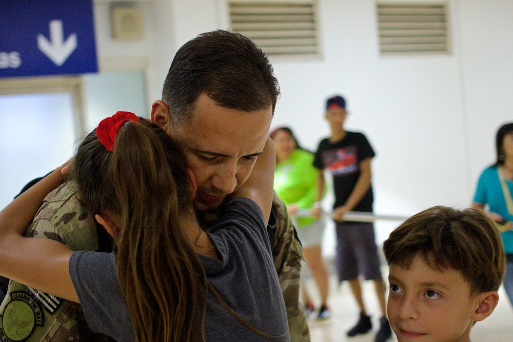 A Heroes Welcome at Luis Muñoz Marín Airport