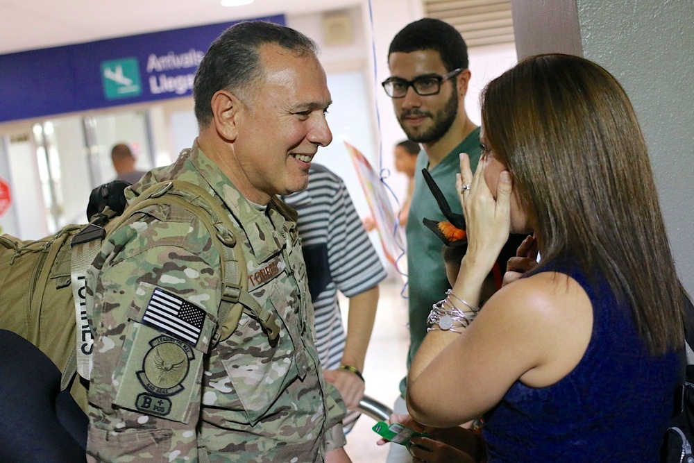 A Heroes Welcome at Luis Muñoz Marín Airport