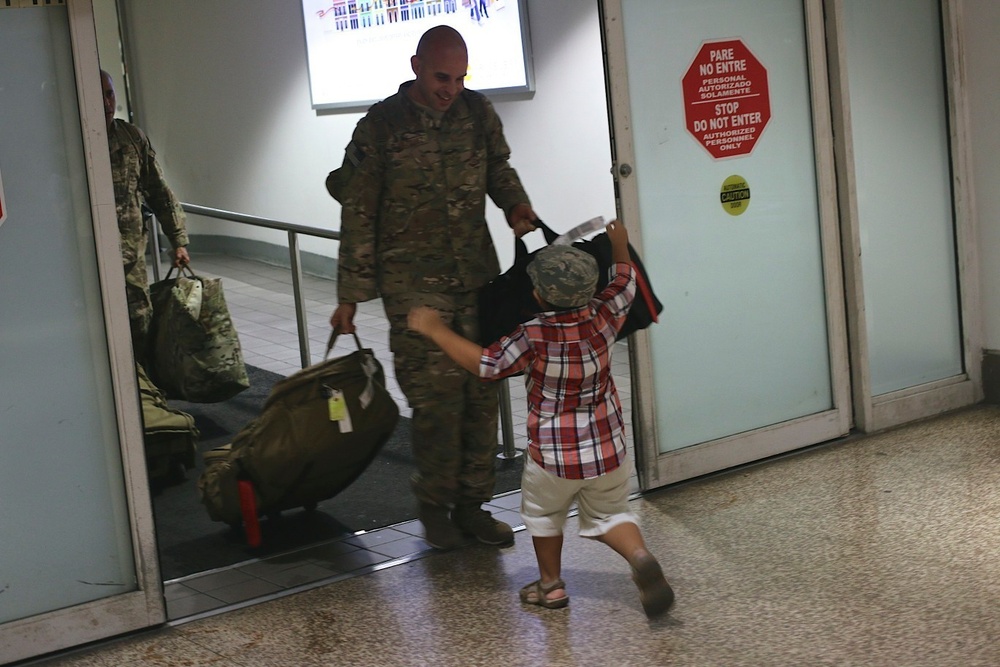 A Heroes Welcome at Luis Muñoz Marín Airport