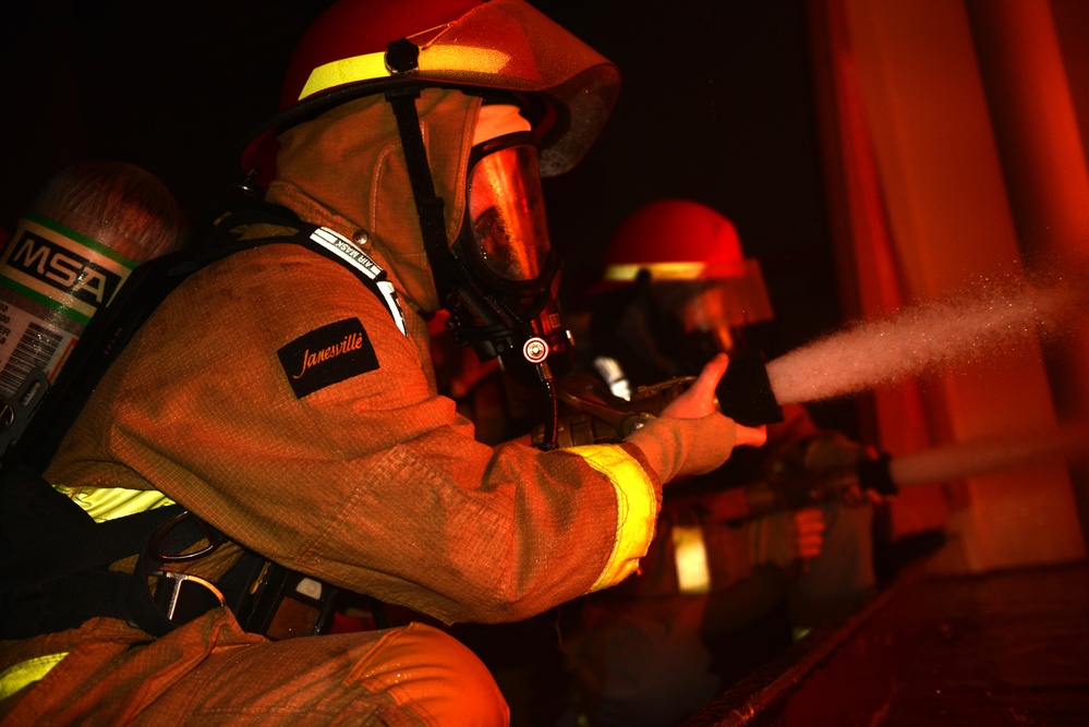 DVIDS - Images - USCG Recruit Firefighting Training [Image 1 of 6]