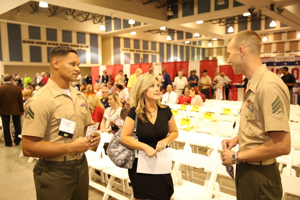 Combat Center Marines Honored at Veterans Expo
