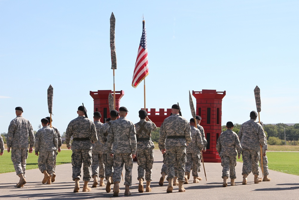 94th Engineer Battalion cases colors