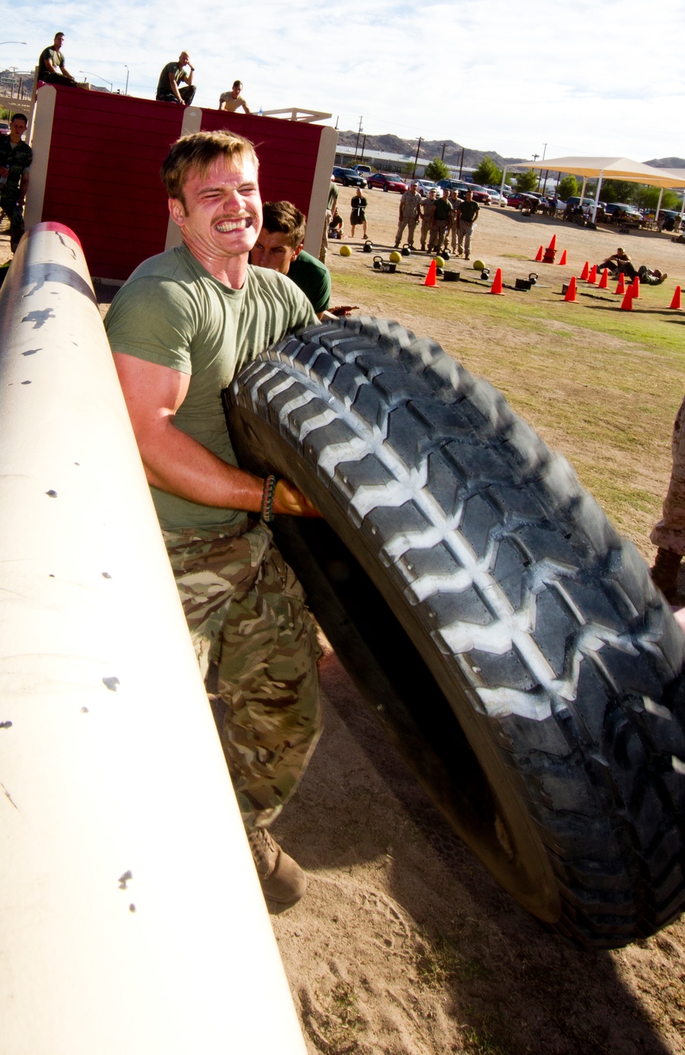 Royal Marine on HITT Course