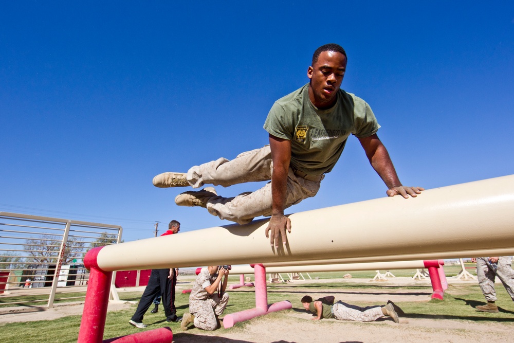 U.S. Marine on HITT course