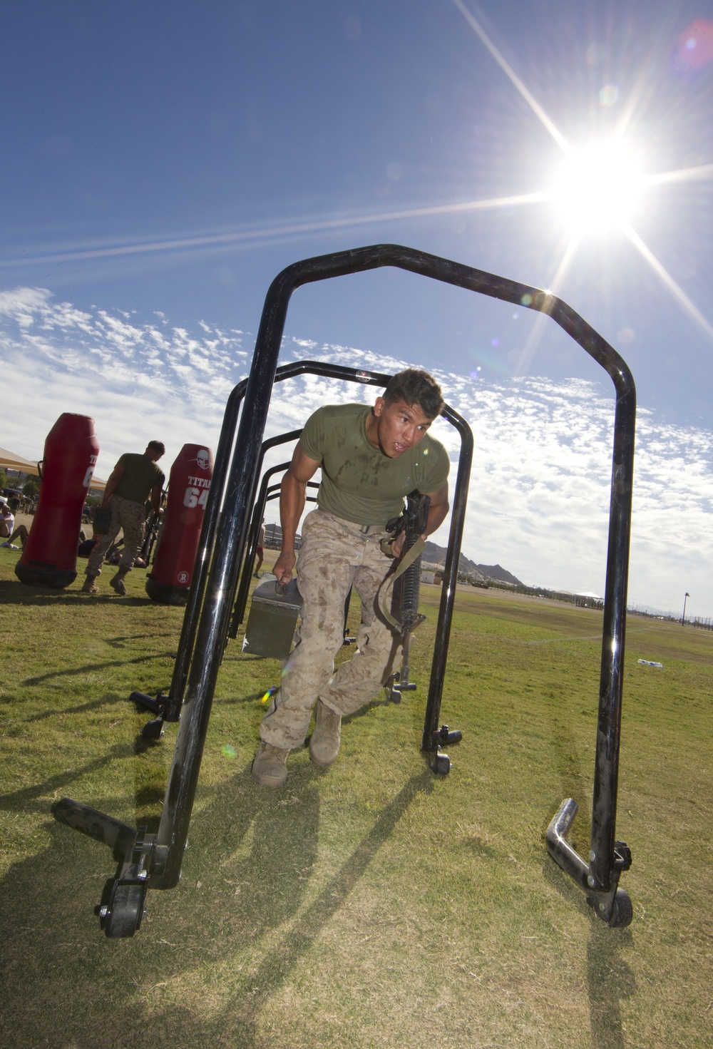 U.S. Marines on HITT course