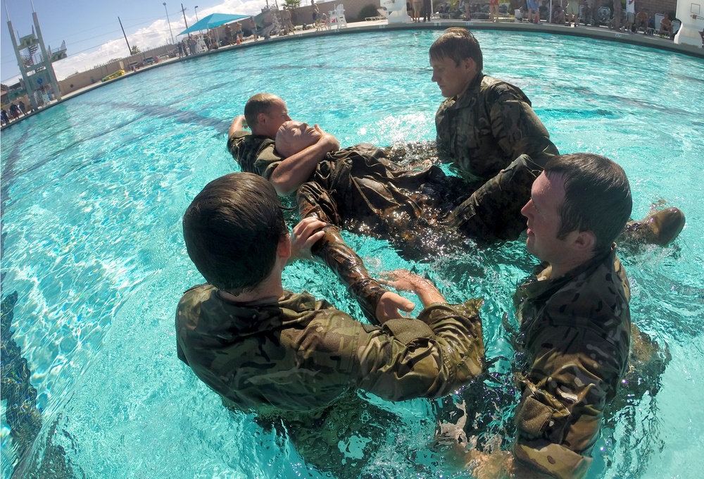 Royal Marines on amphibious HITT course