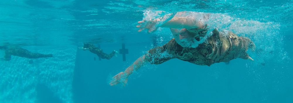 Royal Marines on amphibious HITT course