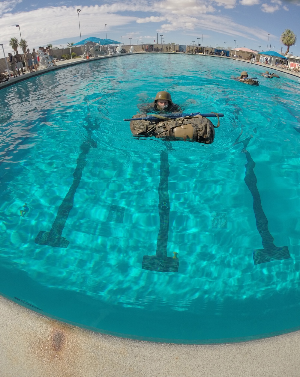 Royal Marines on amphibious HITT course