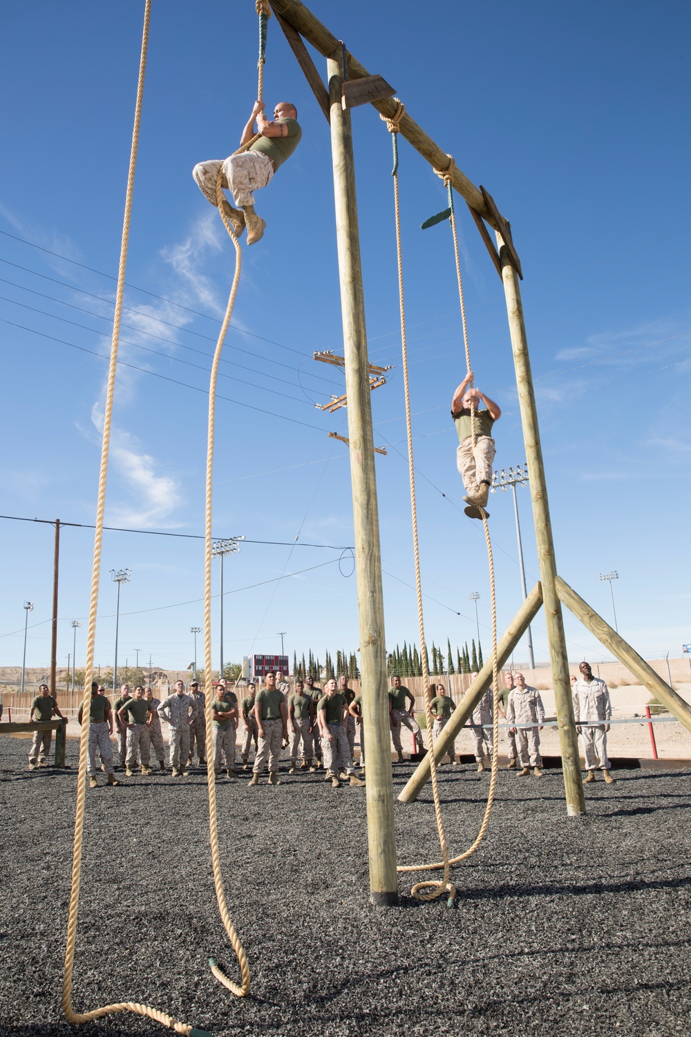 New Obstacle Course for Barstow Marines