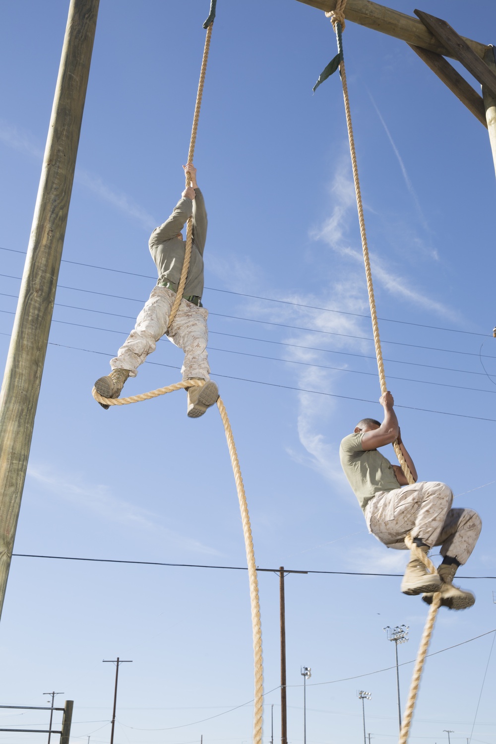 New Obstacle Course for Barstow Marines