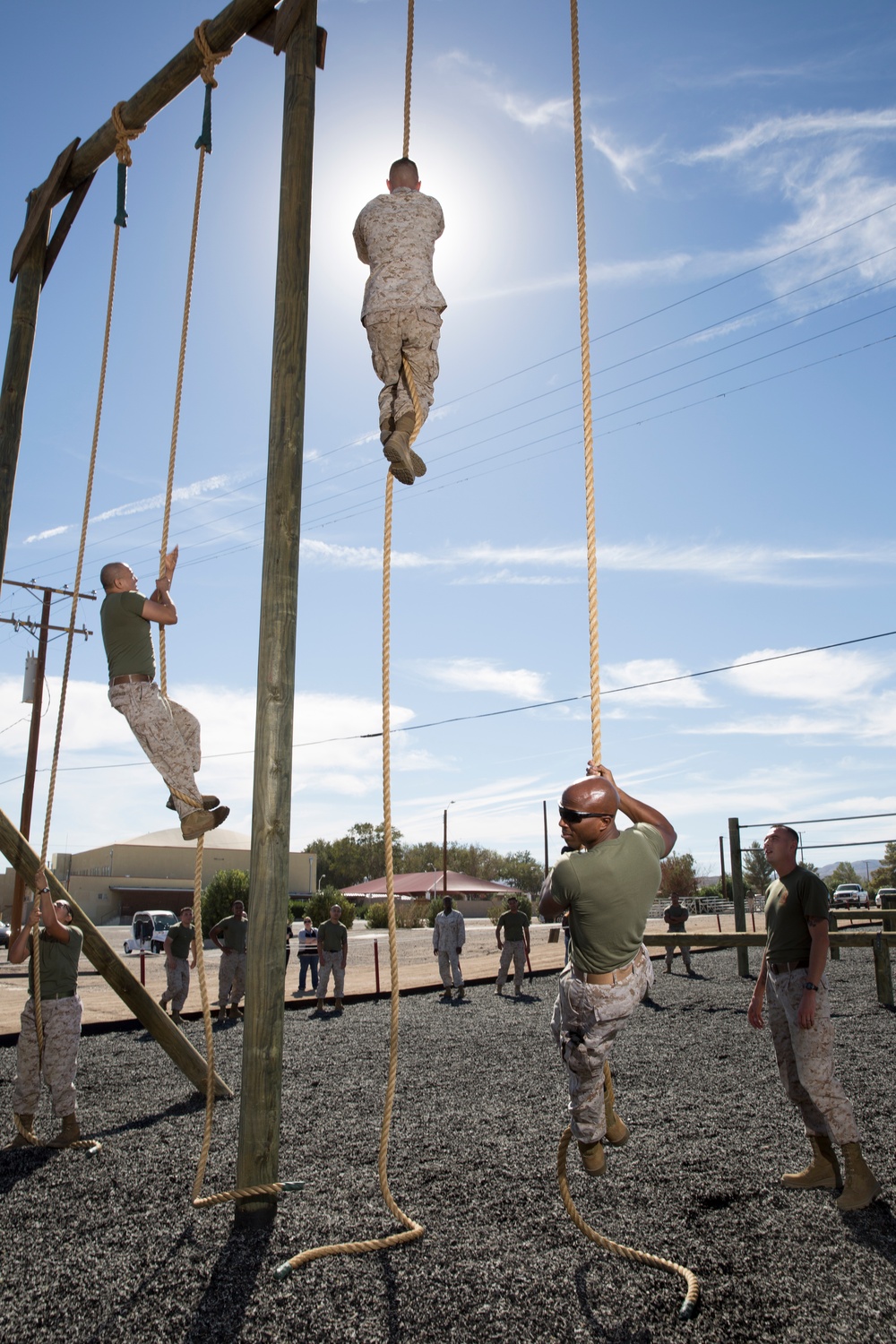 New Obstacle Course for Barstow Marines