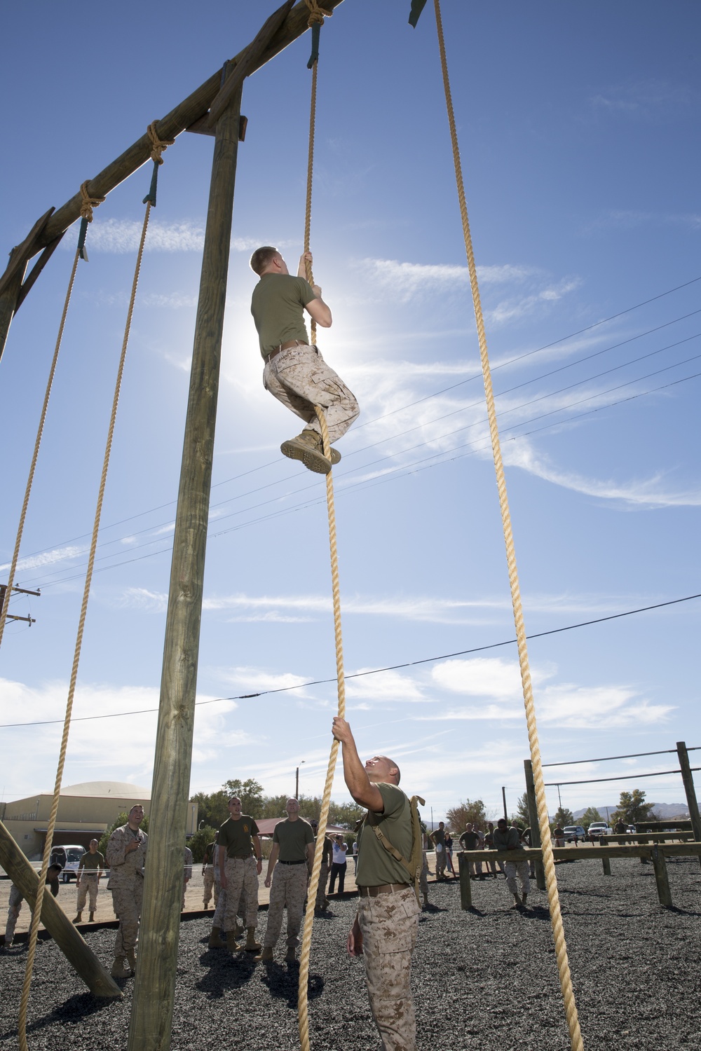 New Obstacle Course for Barstow Marines