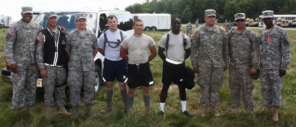Visiting Soldiers in the field
