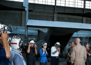 Nago City officials, Japanese media experience Osprey’s capabilities