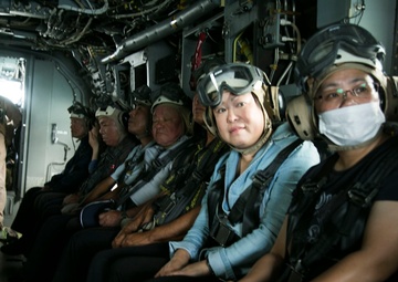 Nago City officials, Japanese media experience Osprey’s capabilities