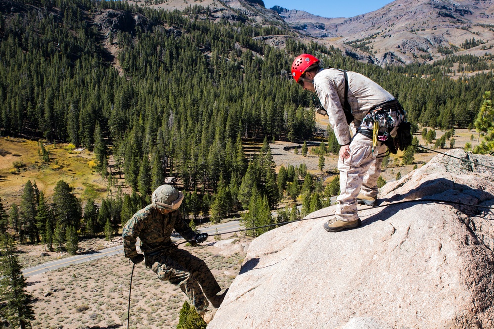 Marines with CLB-6, 2/5 conquer the rock