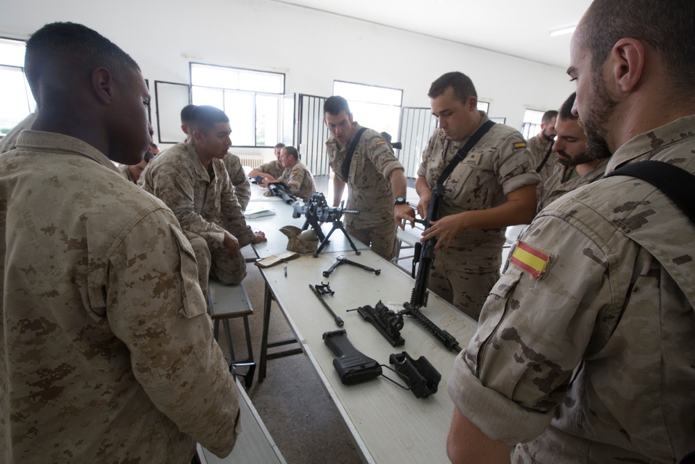 SPMAGTF-CR-AF Spanish Homesite 14.5 Bilateral training exercise
