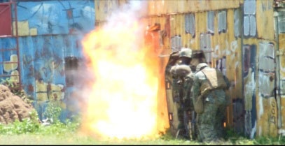 U.S. and Uganda Forces: Training with a Bang