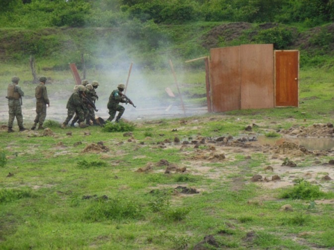 U.S. and Uganda Forces: Training with a Bang