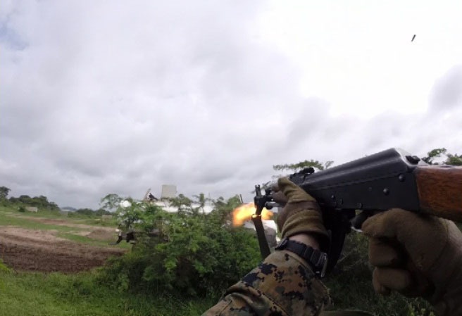 U.S. and Uganda Forces: Training with a Bang