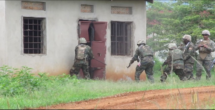 U.S. and Uganda Forces: Training with a Bang