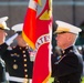General Amos passing the Marine Corps Colors to the 36th Commandant of the Marine Corps