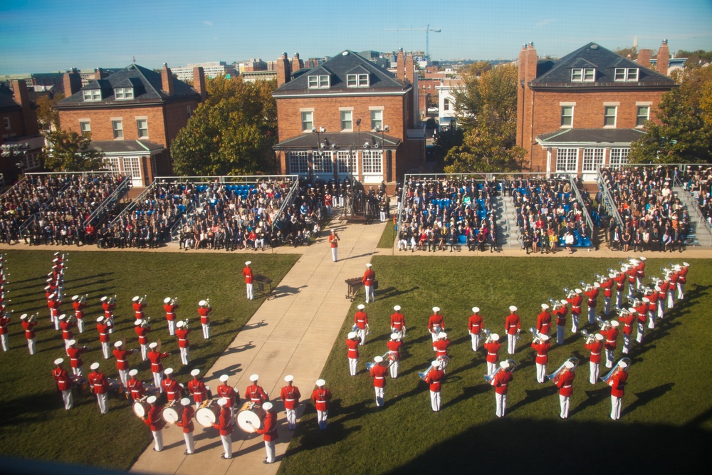 &quot;The Commandant's Own&quot; Performing for the 35th Commandants Change of Command Ceremony at Marine Barracks Washington