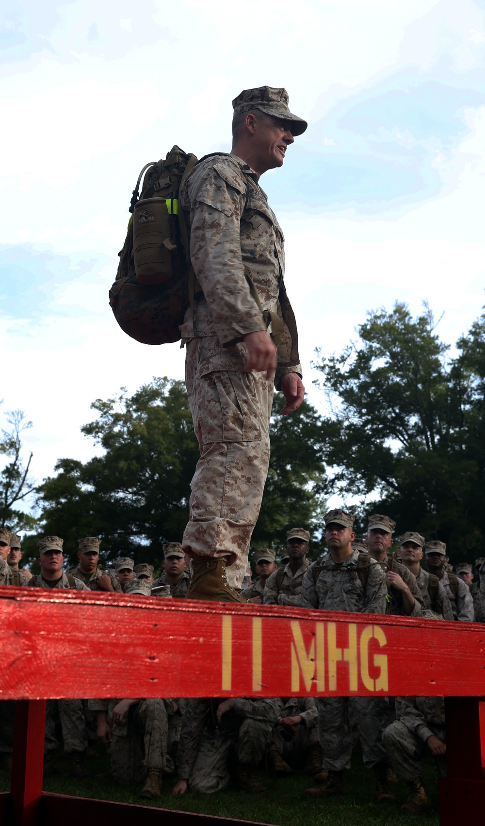 II MEF Marines hike to maintain readiness