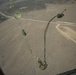 3D MSOB Marines conduct low level static line parachute jumps at Bridgeport, California