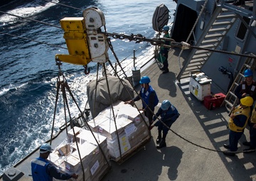 USS Roosevelt is deployed as a part of the USS George H.W. Bush Carrier Strike Group