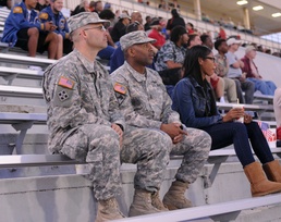 Cav leaders honored at military appreciation night