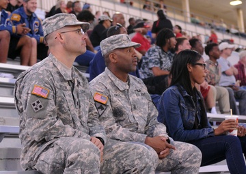 Cav leaders honored at military appreciation night