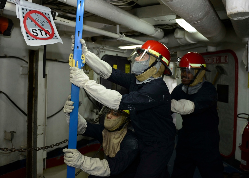 USS Bonhomme Richard damage control training
