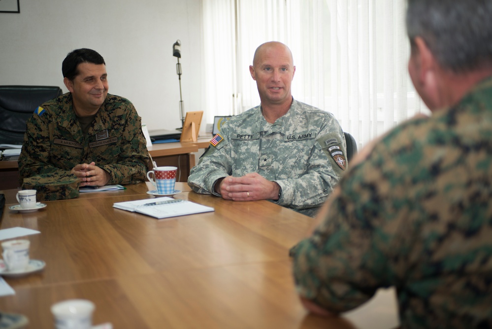 NATO HQ Sarajevo commander visits AFBiH Logistics Command