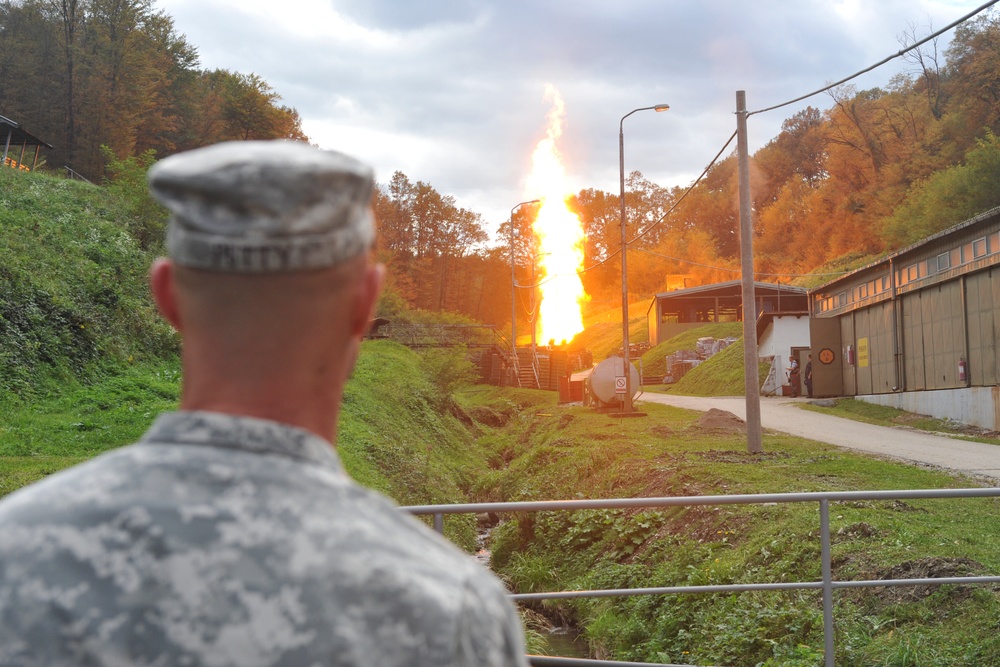 NATO HQ Sarajevo commander visits AFBiH Logistics Command