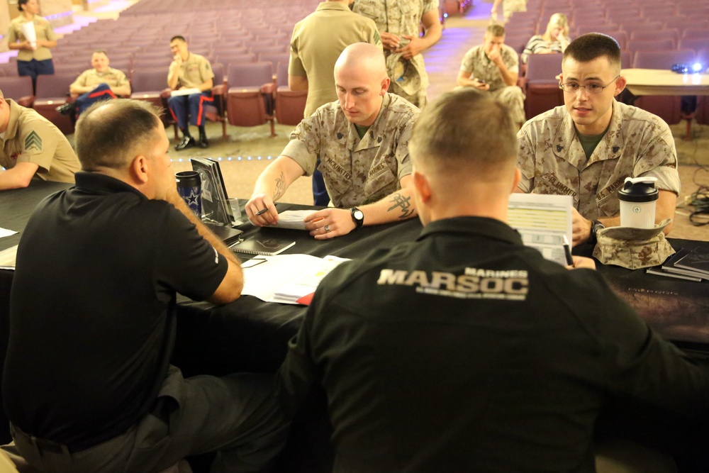 MARSOC recruiters screen 2nd MAW, Cherry Point Marines