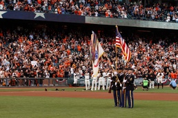 91st Training Division Color Guard - Presenting the Colors