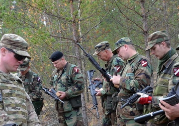 Latvians conduct Round Robin training