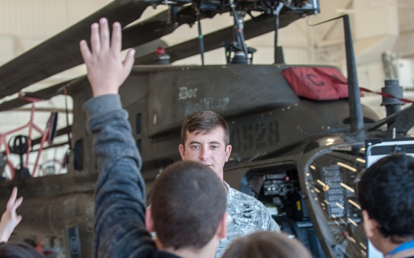 Air scouts use aviation to teach about the importance of math