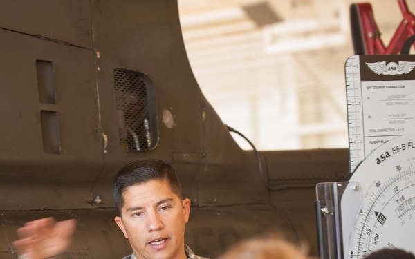 Air scouts use aviation to teach about the importance of math