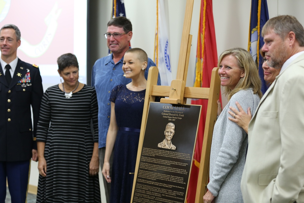 Honoring Col. Cook: Valiant service recognized with building dedication