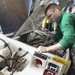 USS George Washington sailor conducts maintenance