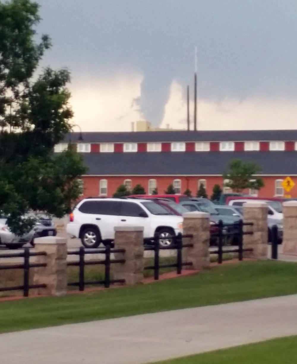 Funnel cloud over F.E. Warren AFB