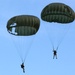 Airmen parachute training