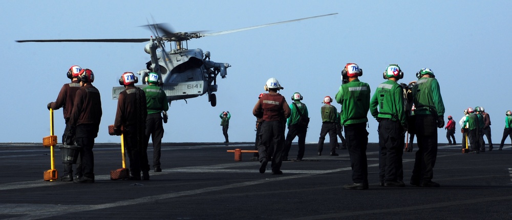 USS George H.W. Bush activity