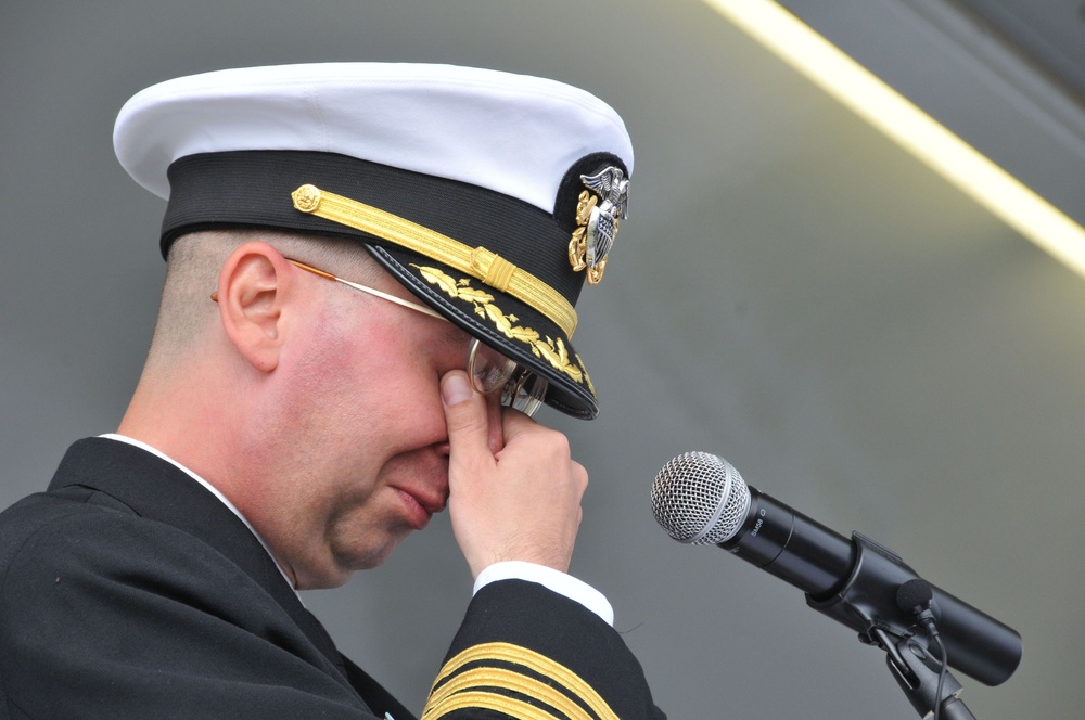 USS Donald Cook change of command
