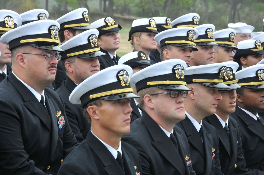 USS Donald Cook change of command ceremony