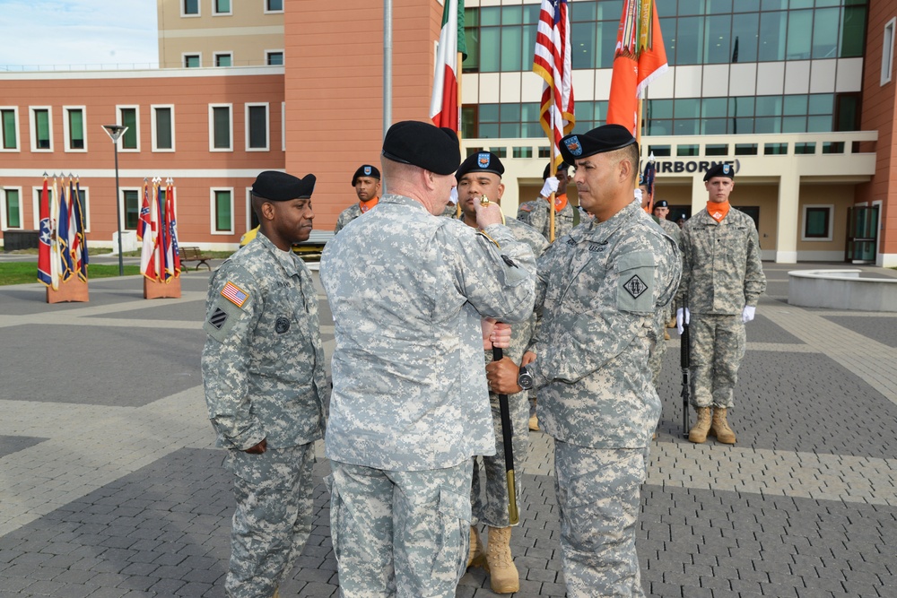 509th Signal Battalion change of responsibility ceremony