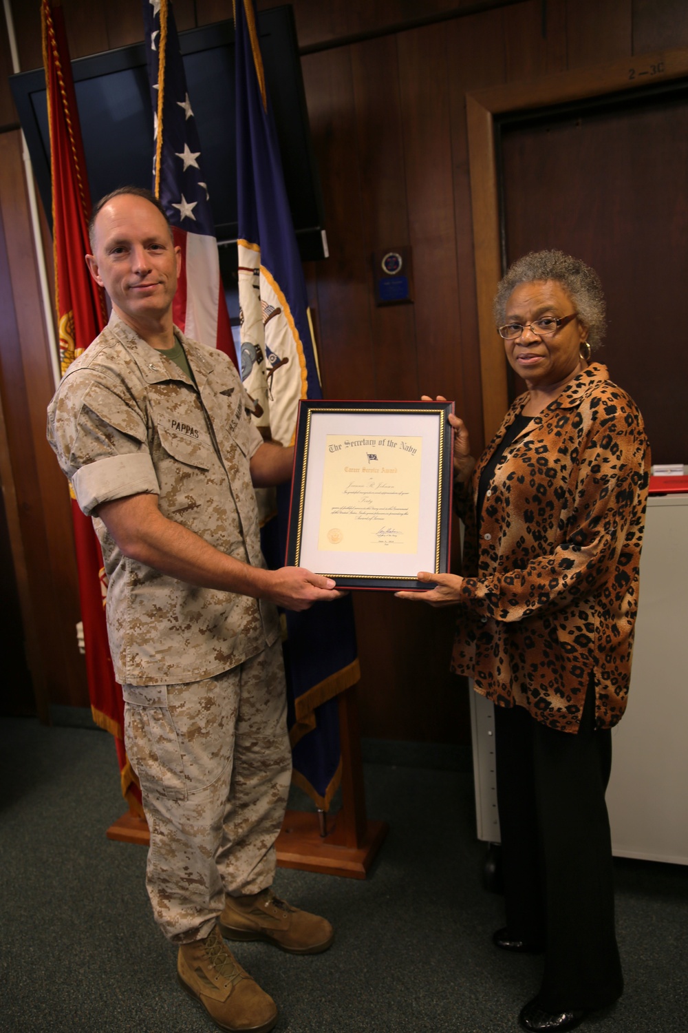 DOD civilian retires after 40 years of service